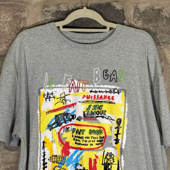 Bleeker & Mercer Graphic Tee Mens 3X Gray Y2K Streetwear - Picture 2 of 12